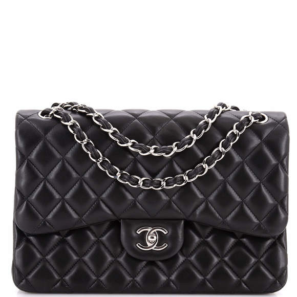 Chanel Jumbo Classic Double Flap Bag Quilted Lambskin - Picture 1 of 8